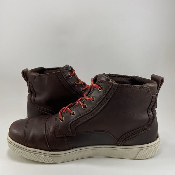 Harley Davidson Bateman Ankle Pro Riding Mid Sneaker Men Size 10.5 Brown Leather main image 6